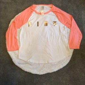 NWT Victoria’s Secret baseball tee